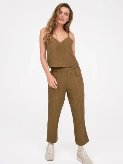 Linen High Waisted Pant