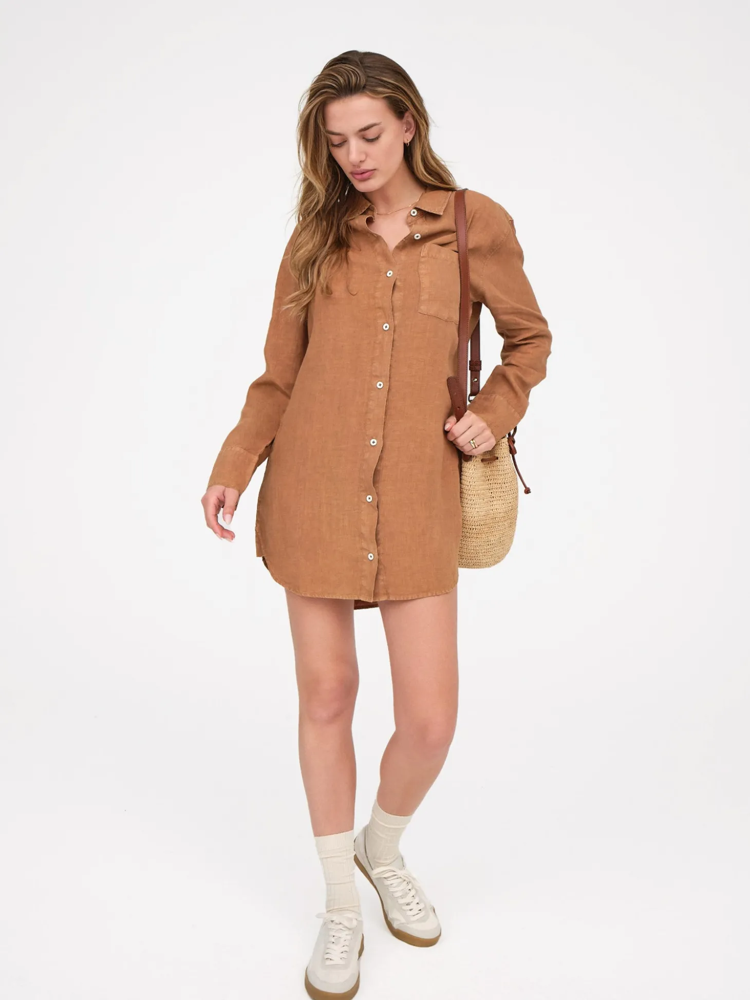 Linen Shirt Dress