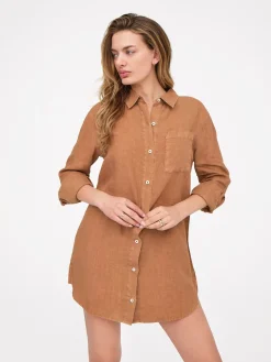 Linen Shirt Dress