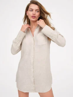 Linen Shirt Dress