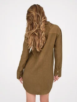 Linen Shirt Dress