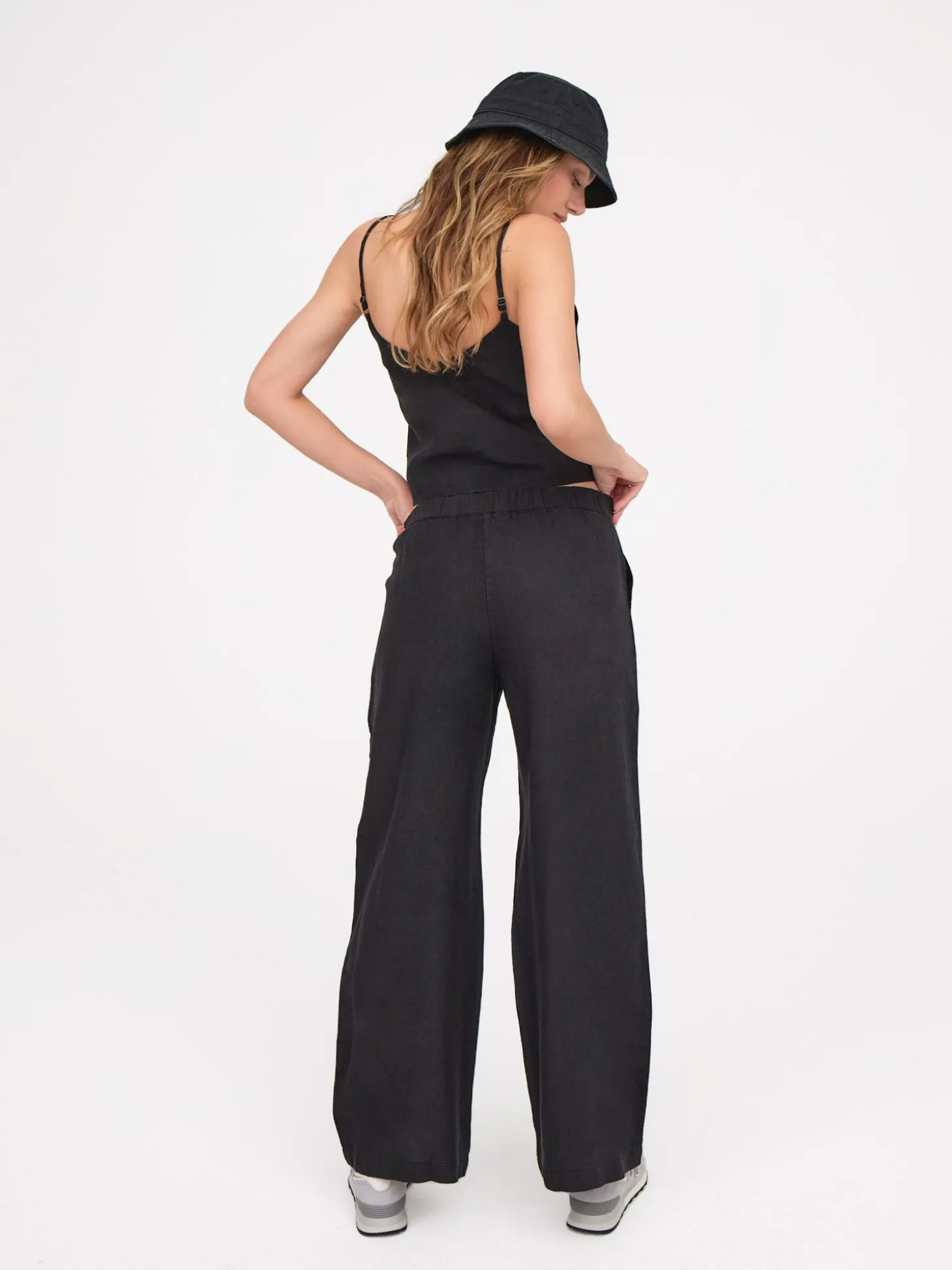 Linen Wide Leg Pant
