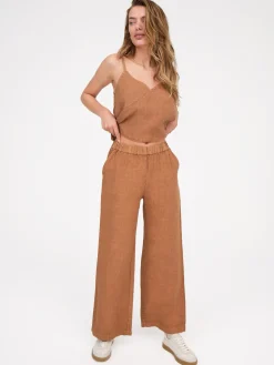 Linen Wide Leg Pant