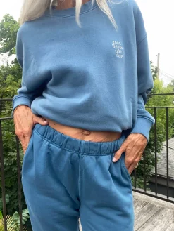 Mate X White Hair Wisdom Organic Fleece Relaxed Pocket Sweatpant