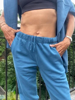 Mate X White Hair Wisdom Organic Fleece Relaxed Pocket Sweatpant