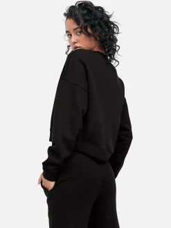 Organic Fleece Crop Sweatshirt