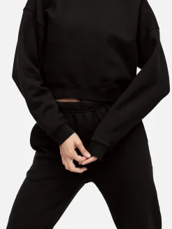 Organic Fleece Crop Sweatshirt