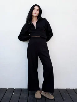 Organic Fleece Half-Zip Sweatshirt