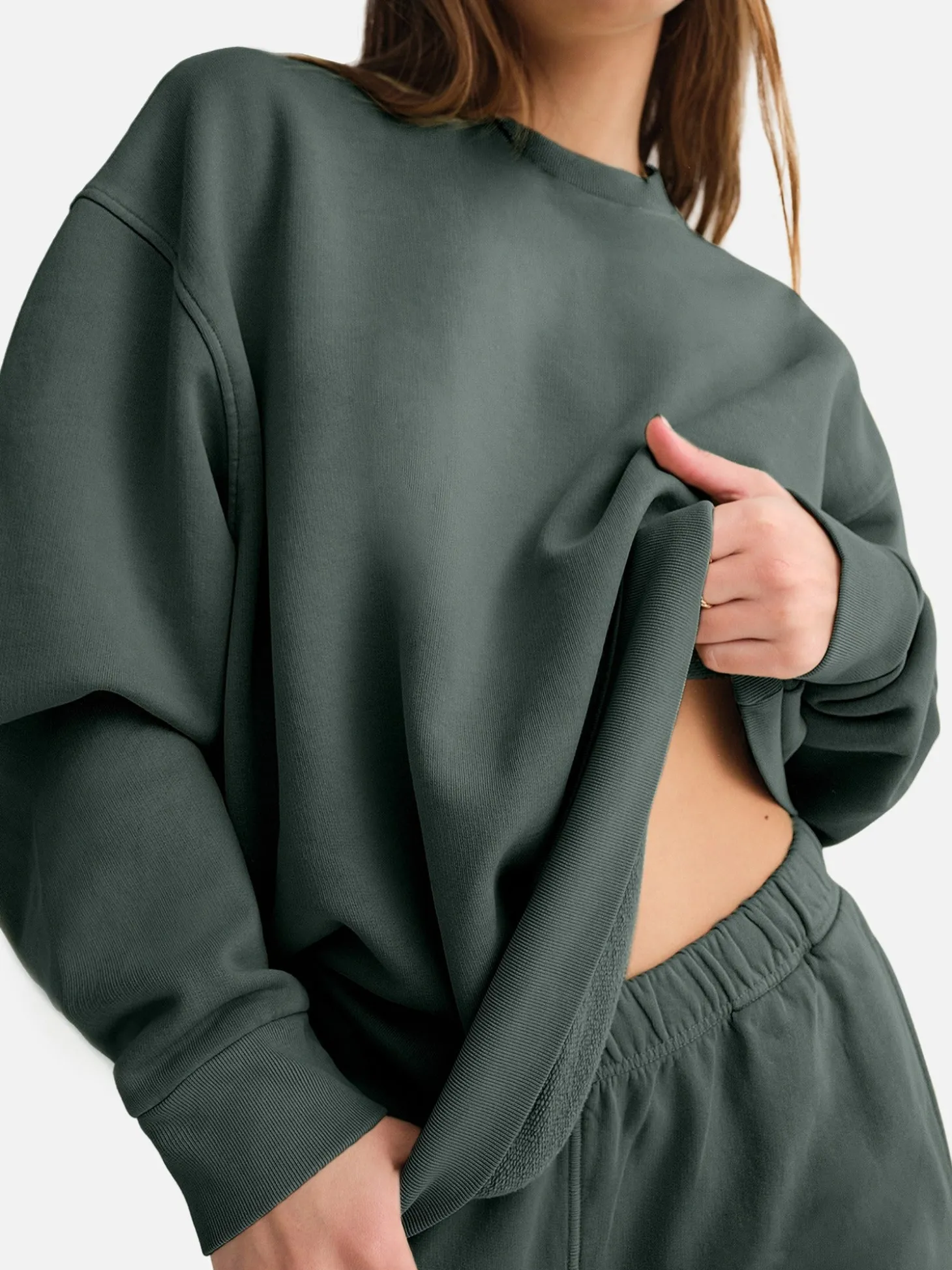 Organic Fleece Oversized Sweatshirt