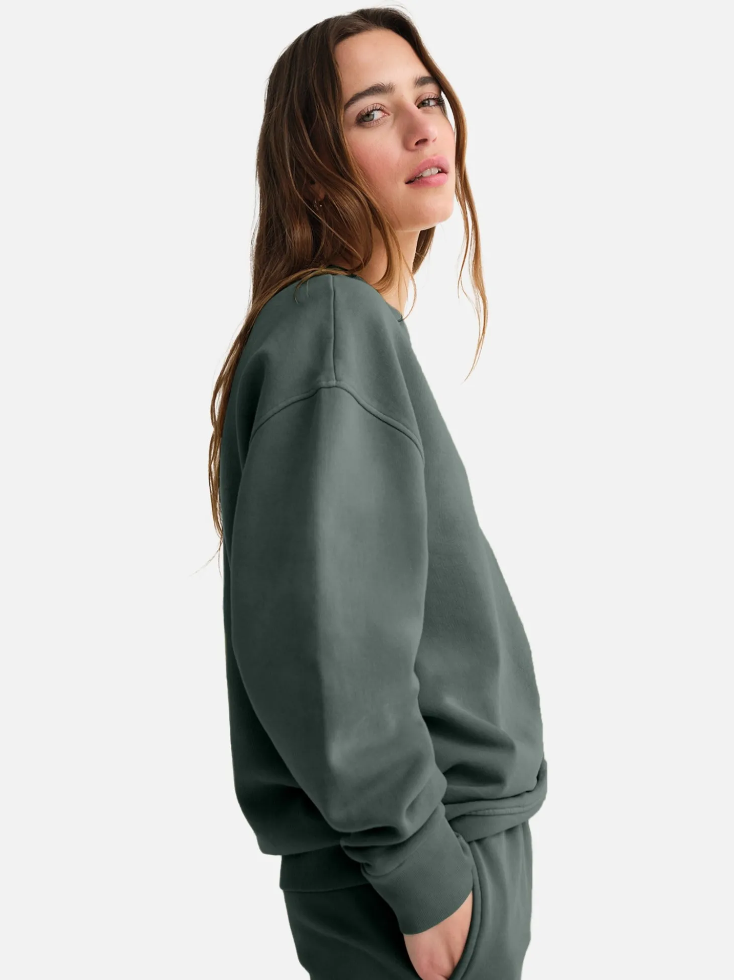 Organic Fleece Oversized Sweatshirt