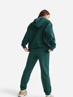 Organic Fleece Oversized Contrast Hoodie