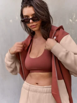 Organic Fleece Oversized Zip Hoodie