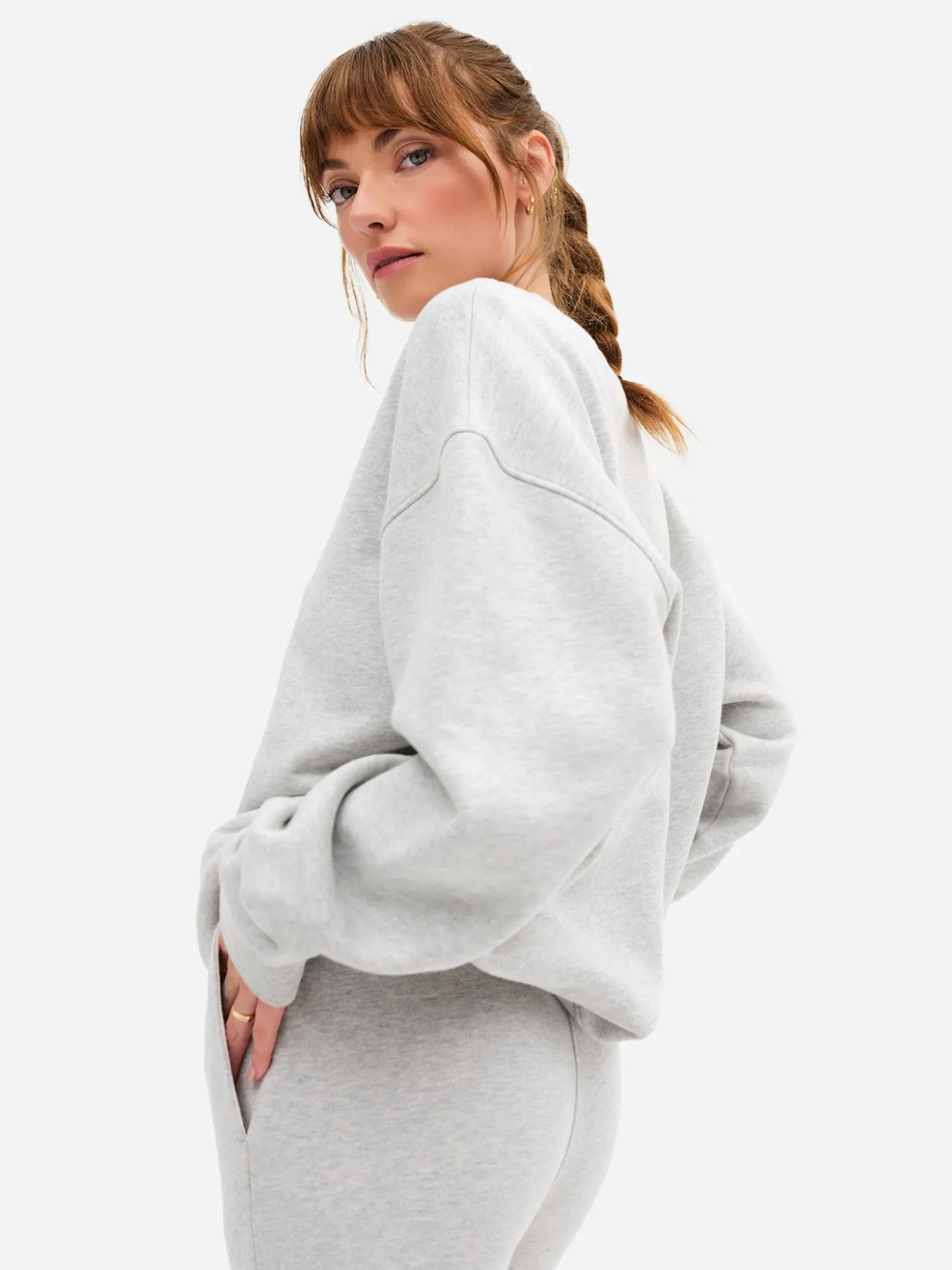 Organic Fleece Oversized Sweatshirt