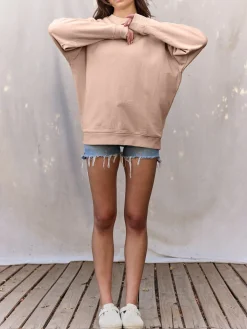 Organic Fleece Oversized Sweatshirt