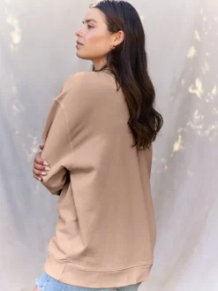 Organic Fleece Oversized Sweatshirt