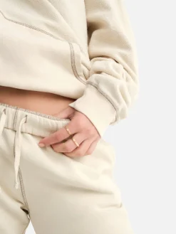 Organic Fleece Relaxed Pocket Contrast Sweatpant