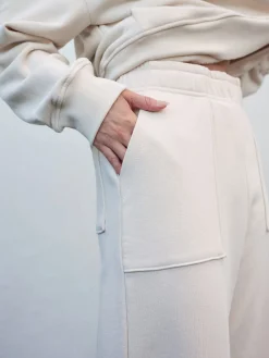 Organic Fleece Wide Leg Pant