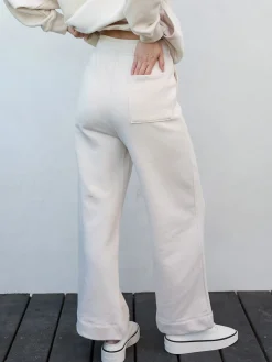 Organic Fleece Wide Leg Pant