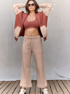 Organic Fleece Wide Leg Pant