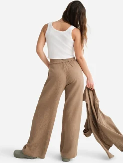 Organic Gauze Straight Leg Pant