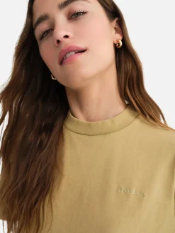 Organic Heavyweight Cotton Embroidered Tee