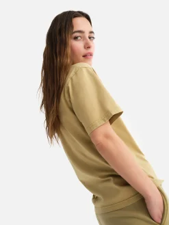 Organic Heavyweight Cotton Embroidered Tee