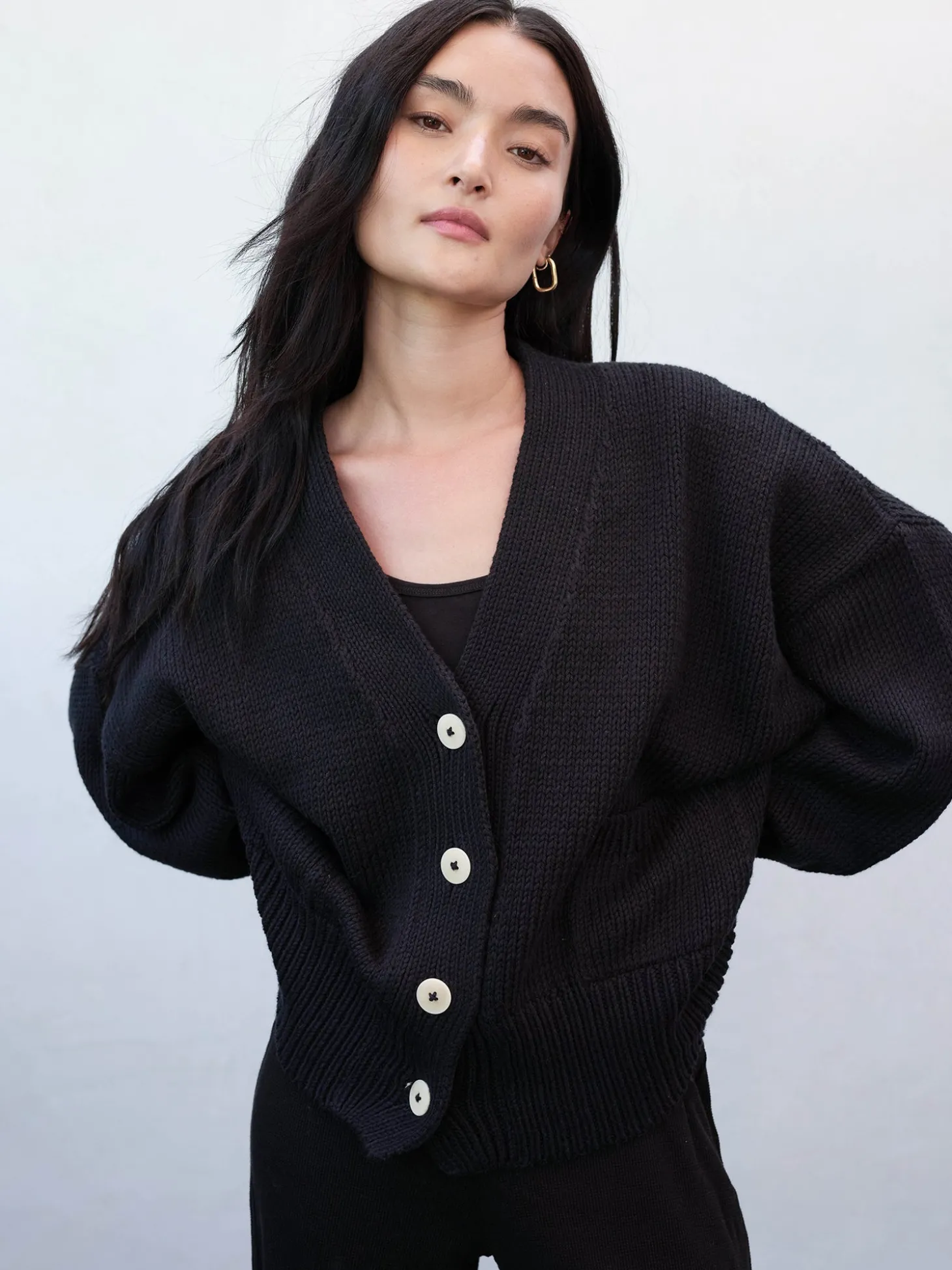 Organic Knit Cardigan