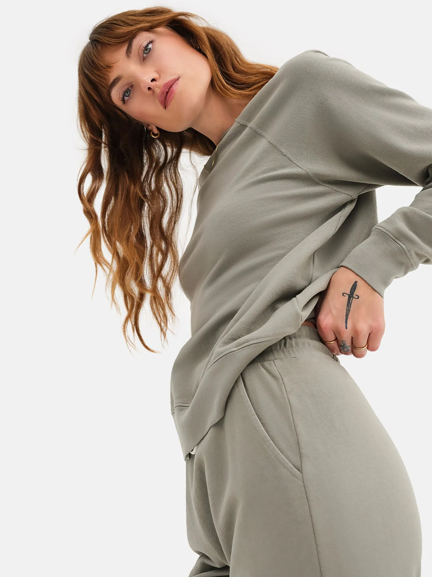 Organic Terry Raglan Sweatshirt