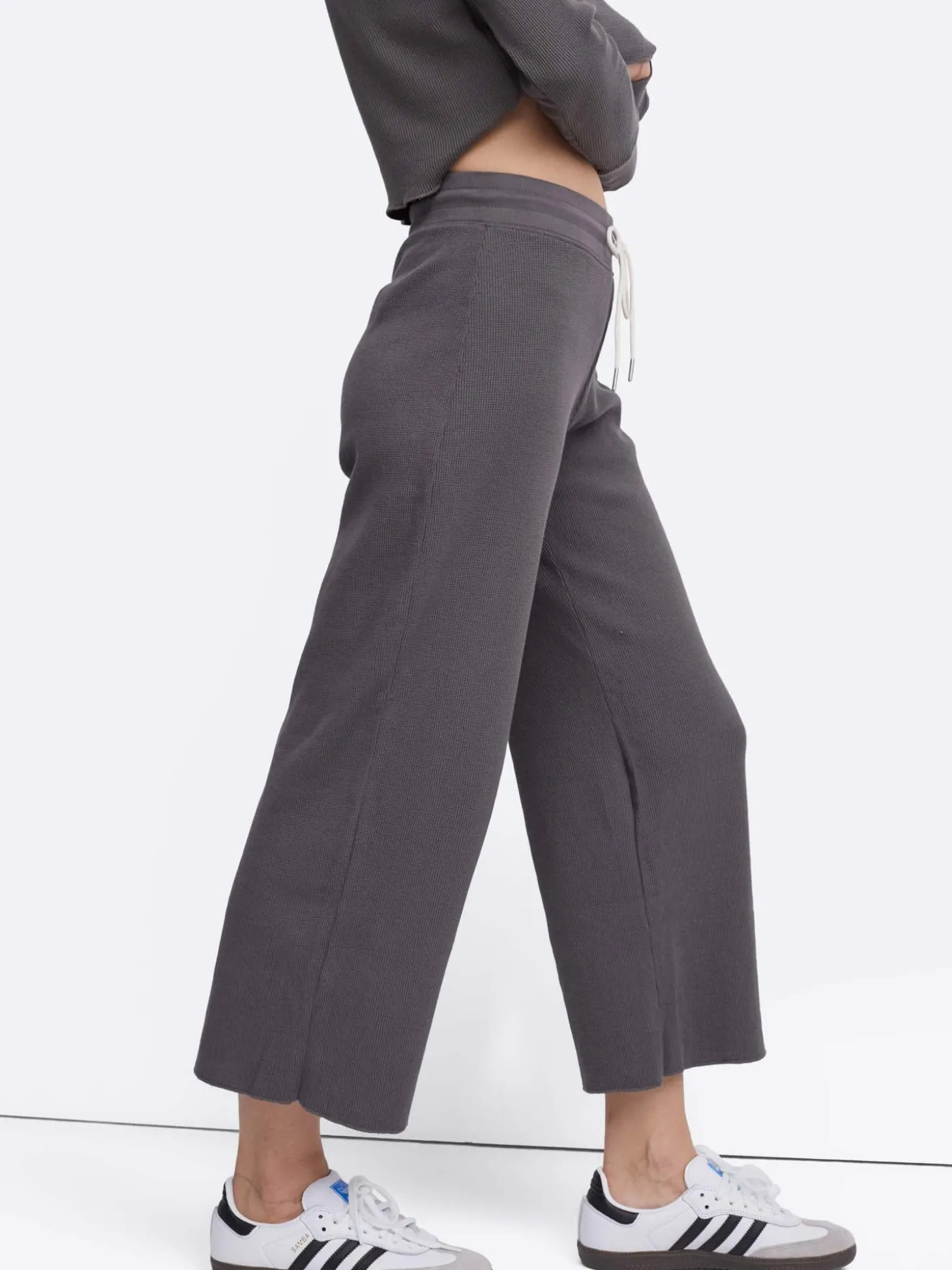 Organic Thermal Wide Leg Pant