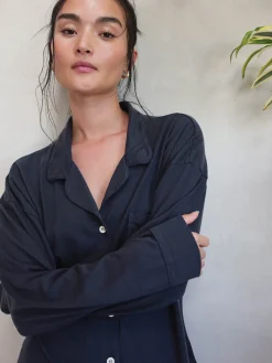 Tencel Button Down Sleep Shirt