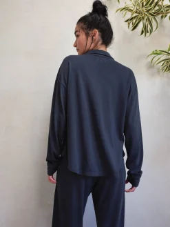 Tencel Button Down Sleep Shirt