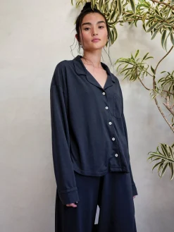 Tencel Button Down Sleep Shirt