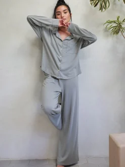 Tencel Button Down Sleep Shirt