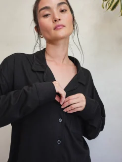 Tencel Button Down Sleep Shirt