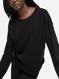 Tencel Long Sleeve Sleep Tee