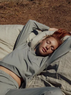 Tencel Long Sleeve Sleep Tee