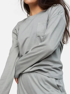 Tencel Long Sleeve Sleep Tee