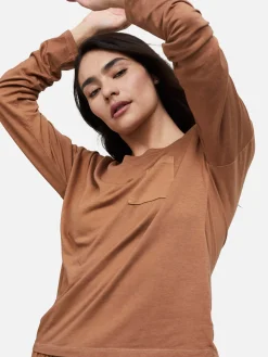 Tencel Long Sleeve Sleep Tee