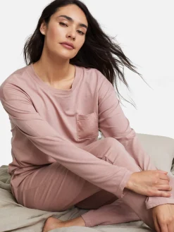 Tencel Long Sleeve Sleep Tee