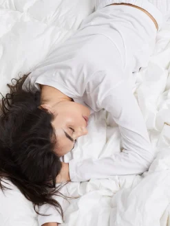 Tencel Long Sleeve Sleep Tee